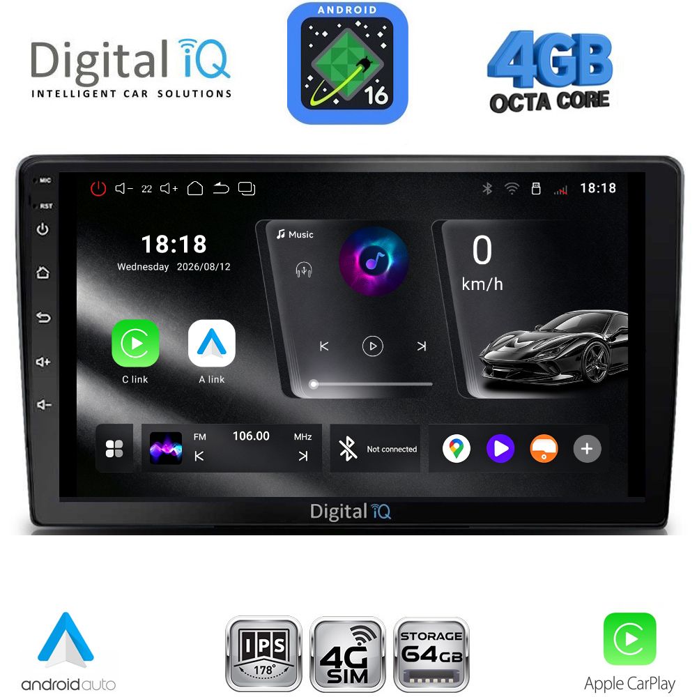RTG6722_16 DIGITAL IQ RTG 6722_CPA (9inc) MULTIMEDIA TABLET for TOYOTA LANDCRUISER mod. 1998-2003 - Image 1