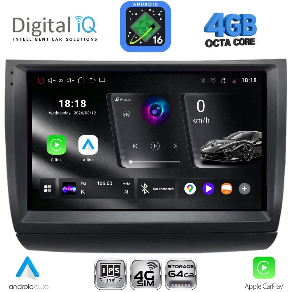 RTG6728_16 DIGITAL IQ RTG 6728_CPA (9inc) MULTIMEDIA TABLET for TOYOTA PRIUS mod. 2003-2009 - Image 1