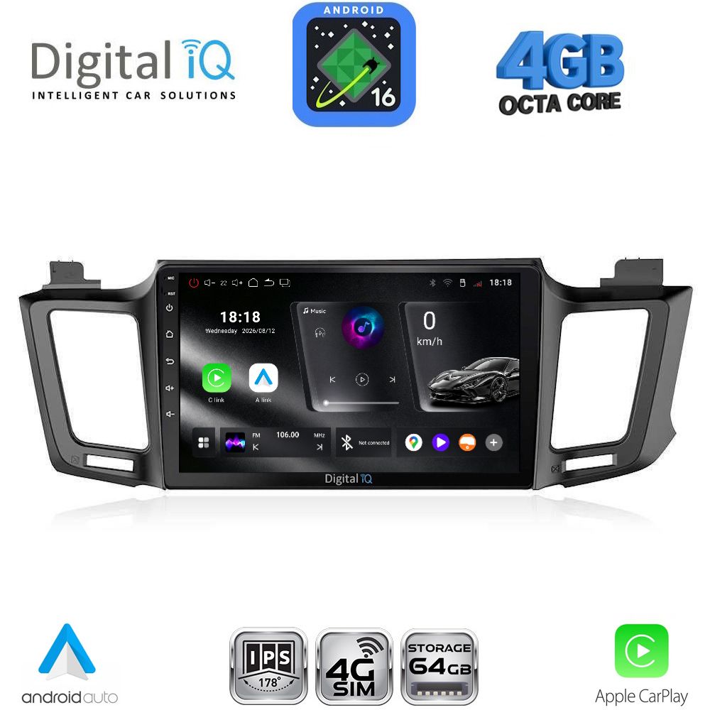 RTG6733_16 DIGITAL IQ RTG 6733_CPA (10inc) MULTIMEDIA TABLET for TOYOTA RAV 4 mod. 2013-2019 - Image 1