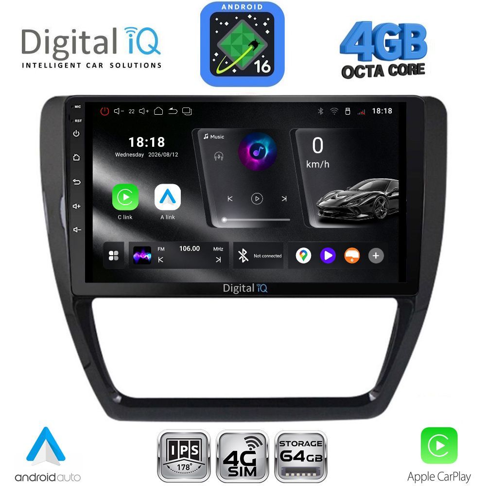 RTG6741_16 DIGITAL IQ RTG 6741_CPA (10inc) MULTIMEDIA TABLET for VW JETTA mod. 2010-2016 - Image 1