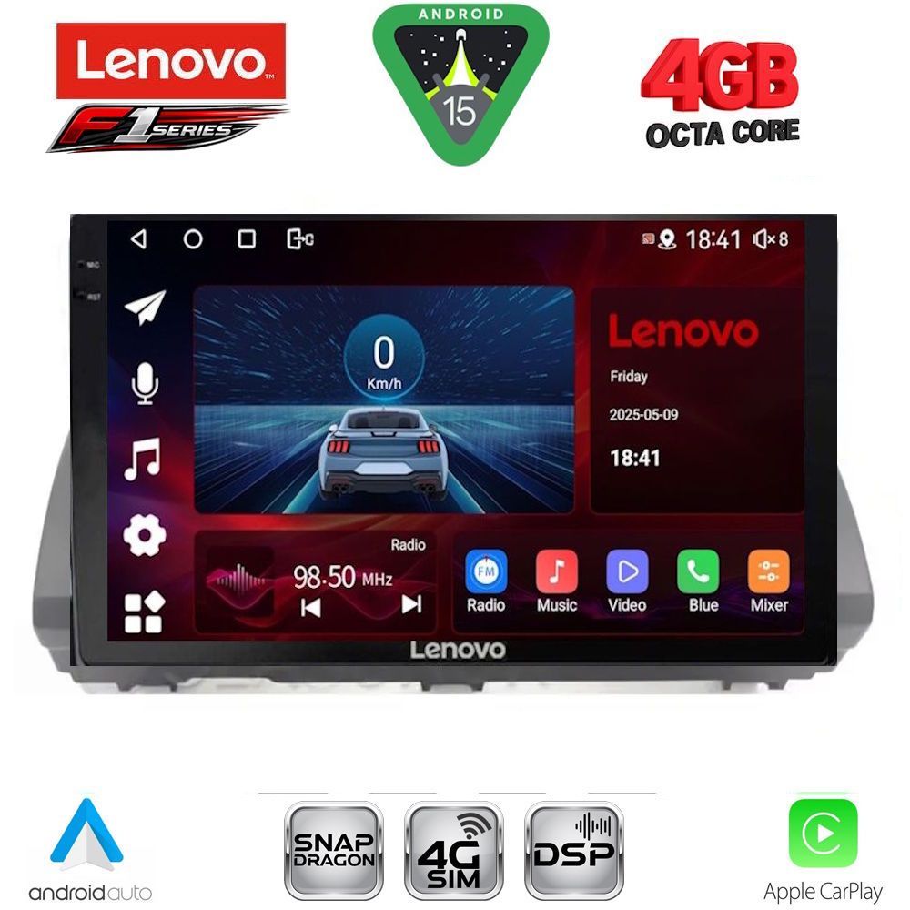 SSQ9109B_15 LENOVO SSQ 9109B_CPA (10inc) MULTIMEDIA TABLET for DACIA LOGAN - SANDERO - JOGGER mod. 2020-2026 - Image 1