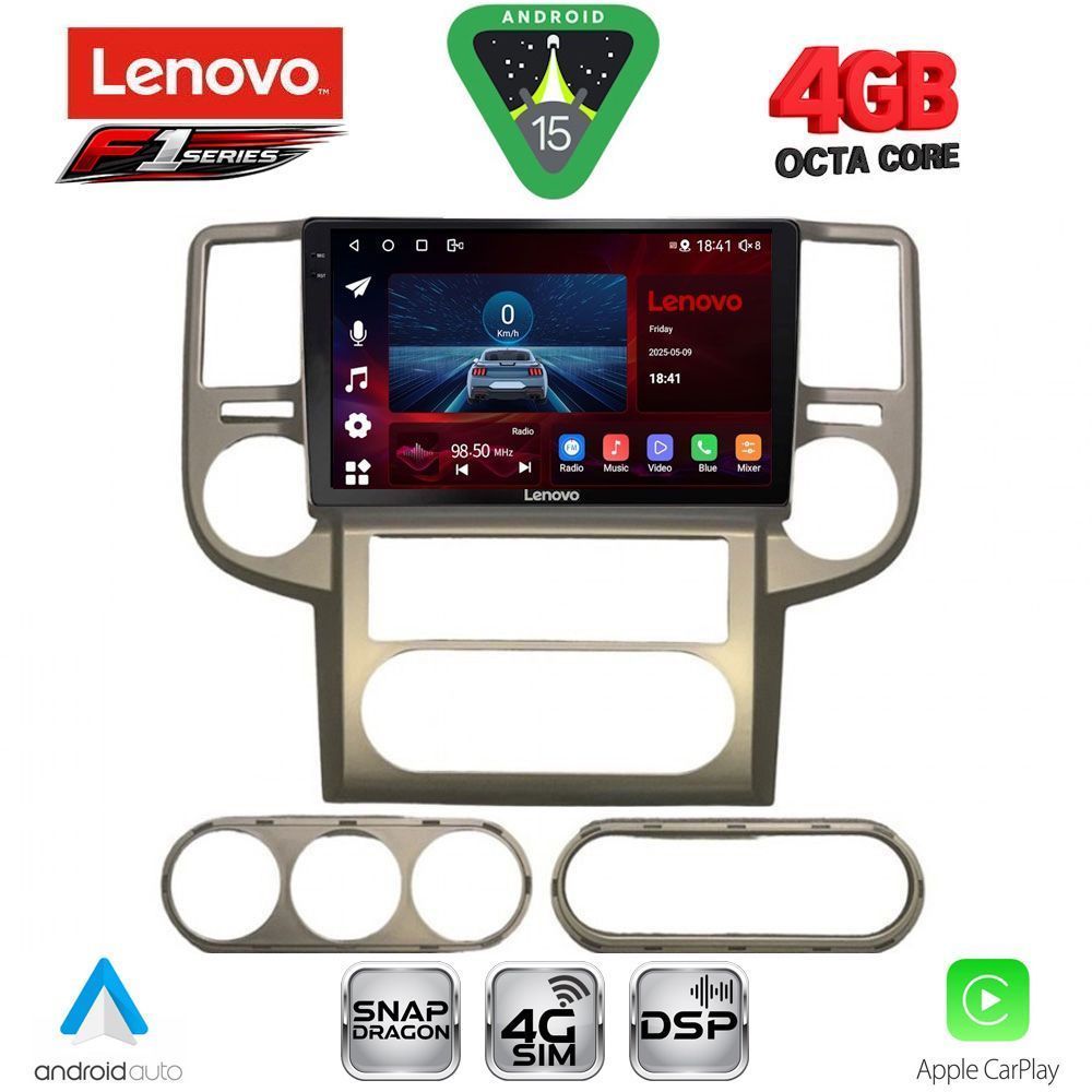 SSQ9475_15 LENOVO SSQ 9475B_CPA (10inc) MULTIMEDIA TABLET for NISSAN XTRAIL mod. 2004-2007 - Image 1