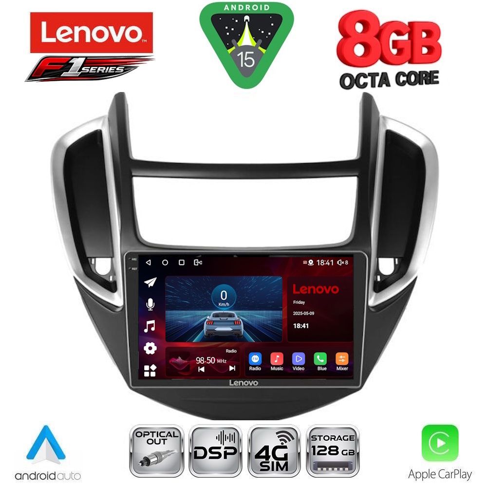 SSR10080-15 LENOVO SSR 10080_CPA (9inc) MULTIMEDIA TABLET for CHEVROLET TRAX mod. 2014-2022 - Image 1