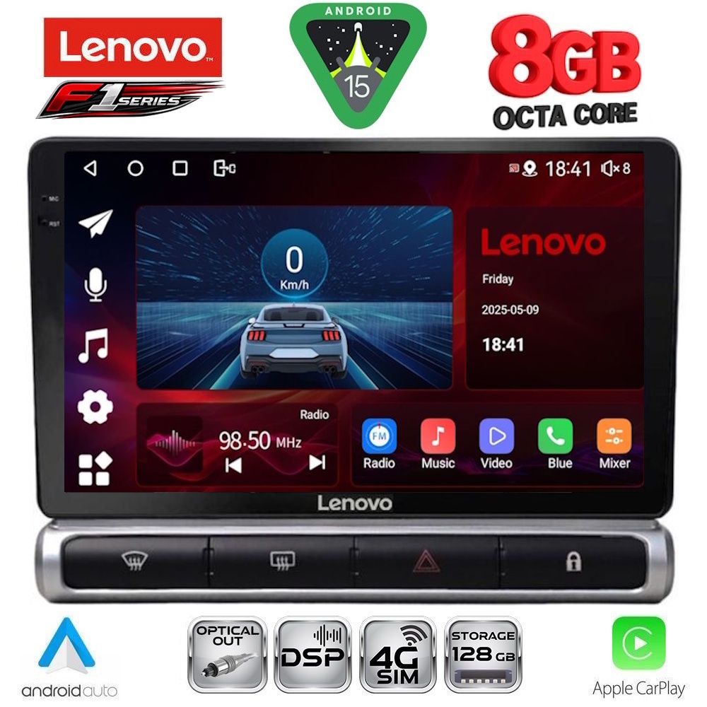 SSR10093H-15 LENOVO SSR 10093H_CPA (9inc) MULTIMEDIA TABLET for CITROEN C3 - DS3 mod. 2016-2024 High Version - Image 1