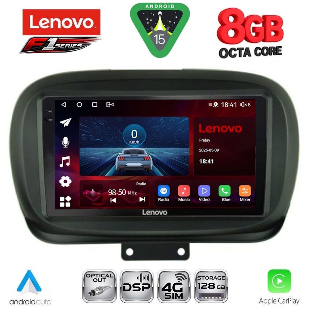 SSR10134-15 LENOVO SSR 10134_CPA (9inc) MULTIMEDIA TABLET for FIAT 500Χ mod. 2014-2024 - Image 1