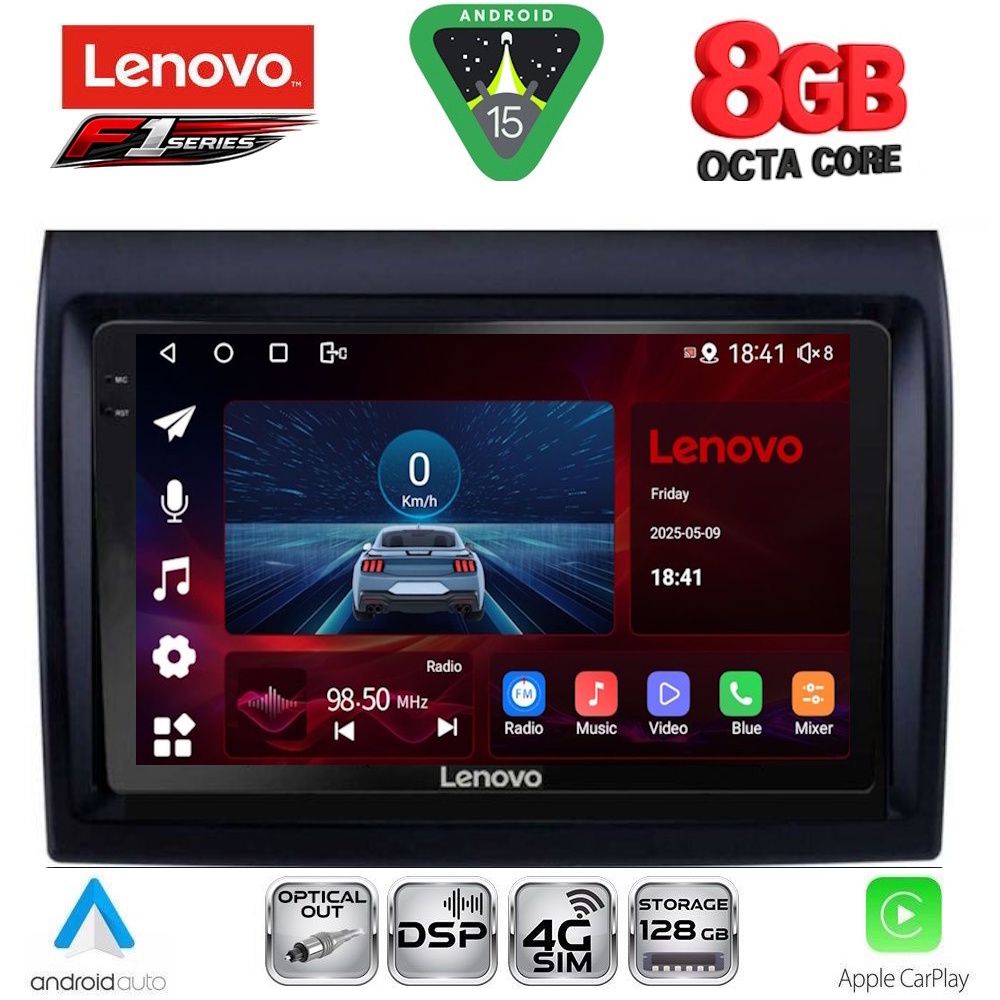 SSR10140-15 LENOVO SSR 10140_CPA (9inc) MULTIMEDIA TABLET for FIAT DUCATO mod. 2006-2011 - Image 1