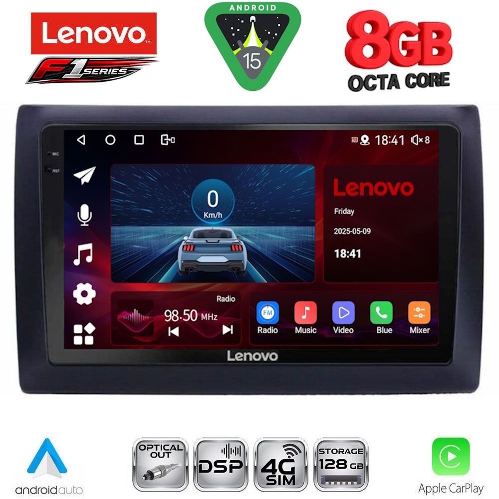 SSR10145-15 LENOVO SSR 10145_CPA (9inc) MULTIMEDIA TABLET for FIAT STILO mod. 2001-2007 - Image 1