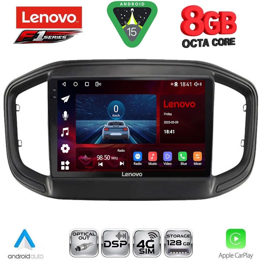 SSR10147-15 LENOVO SSR 10147_CPA (9inc) MULTIMEDIA TABLET for FIAT STRADA mod. 2020-2026 - Image 1
