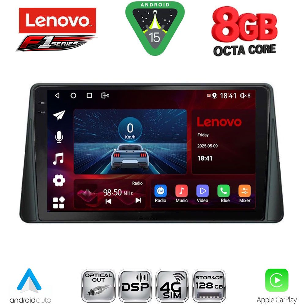 SSR10158_15 LENOVO SSR 10158_CPA (9inc) MULTIMEDIA TABLET for FORD FOCUS mod. 2019-2025 - Image 1