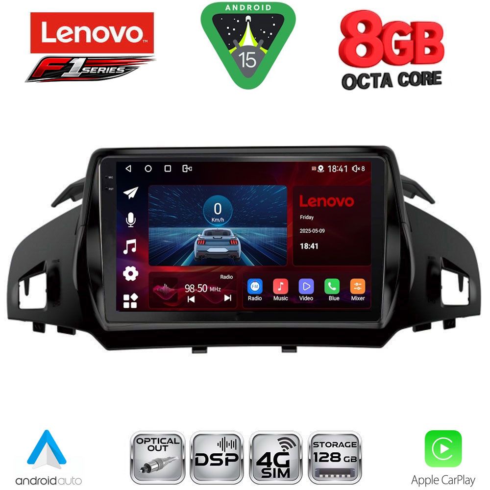 SSR10160_15 LENOVO SSR 10160_CPA (9inc) MULTIMEDIA TABLET for FORD KUGA mod. 2013-2019 – CMAX mod. 2011-2020 - Image 1