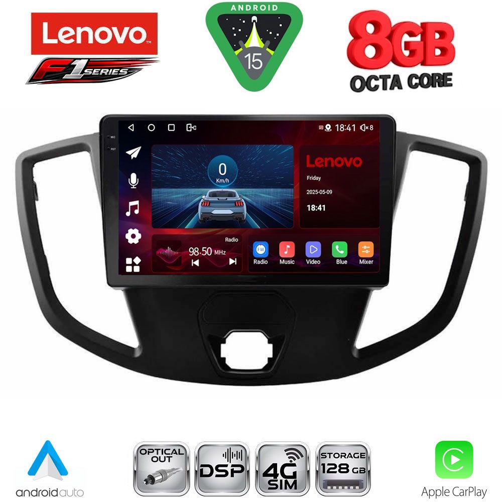 SSR10179_15 LENOVO SSR 10179_CPA (9inc) MULTIMEDIA TABLET for FORD TRANSIT mod. 2014-2020 - Image 1