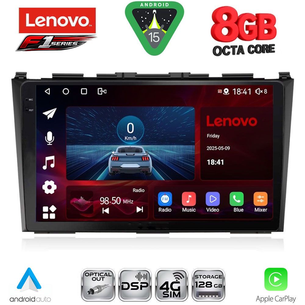 SSR10197_15 LENOVO SSR 10197_CPA (9inc) MULTIMEDIA TABLET for HONDA CRV mod. 2006-2012 - Image 1
