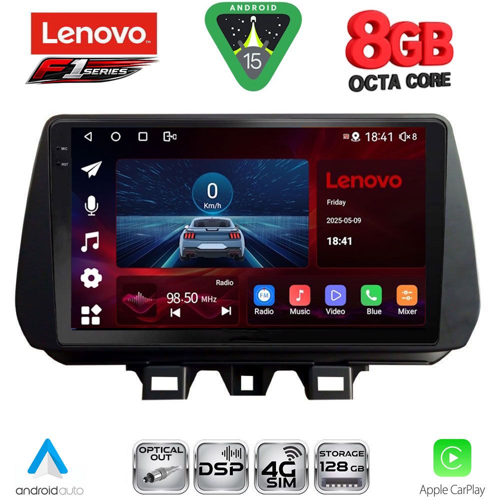 SSR10244_15 LENOVO SSR 10244_CPA (9inc) MULTIMEDIA TABLET for HYUNDAI TUCSON mod. 2019-2023 - Image 1