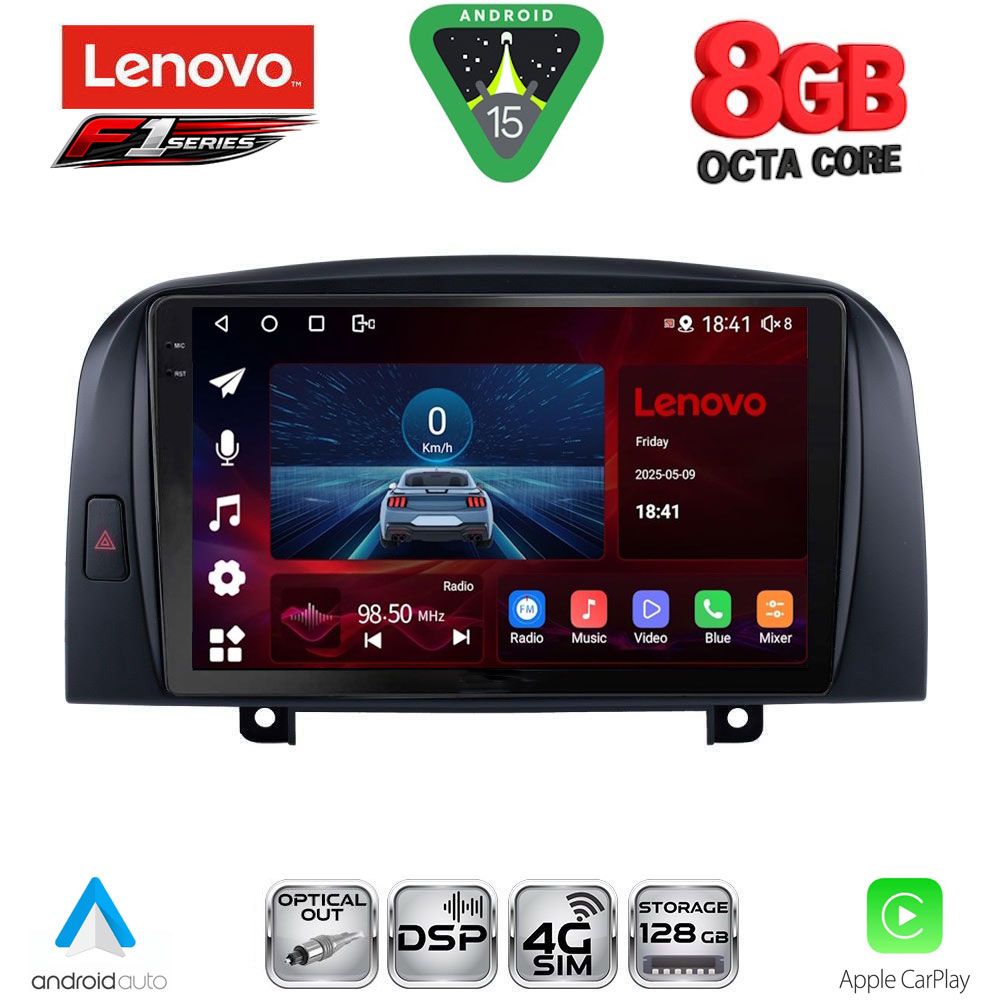 SSR10248_15 LENOVO SSR 10248_CPA (9inc) MULTIMEDIA TABLET for HYUNDAI SONATA mod. 2006-2009 - Image 1