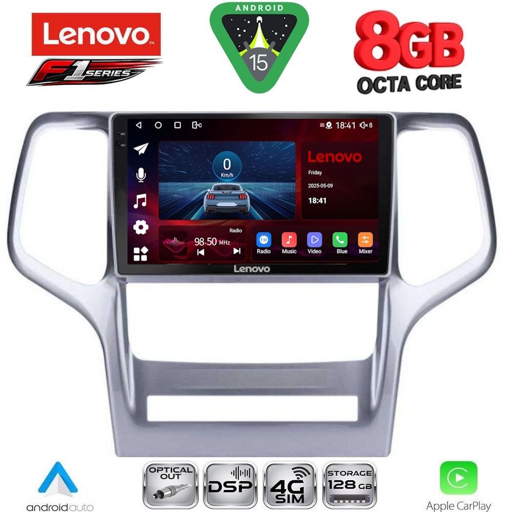 SSR10282-15 LENOVO SSR 10282_CPA (9inc) MULTIMEDIA TABLET for JEEP GRAND CHEROKEE mod. 2011-2014 - Image 1