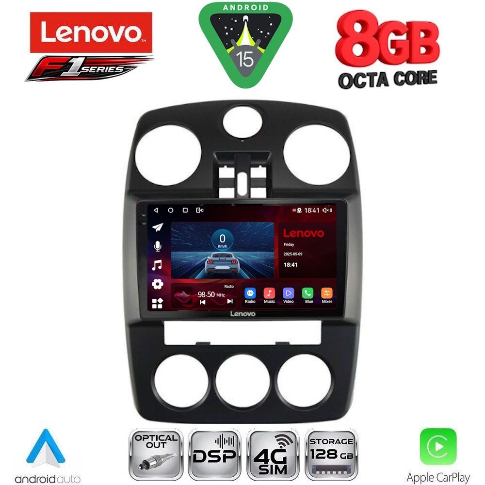 SSR10287-15 LENOVO SSR 10287_CPA (9inc) MULTIMEDIA for CHRYSLER PT CRUISER mod. 2005-2010 - Image 1