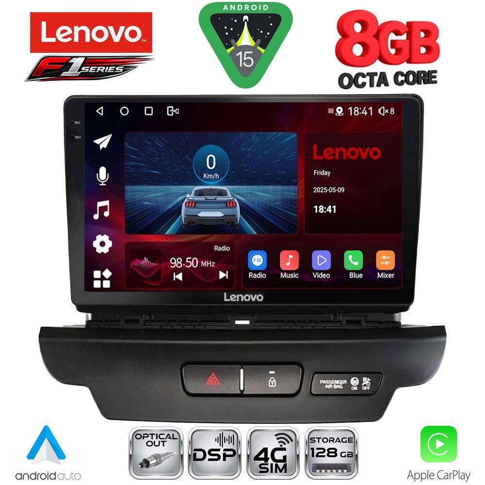 SSR10304_15 LENOVO SSR 10304_CPA (9inc) MULTIMEDIA TABLET for KIA CEED - XCEED mod. 2018-2022 - Image 1
