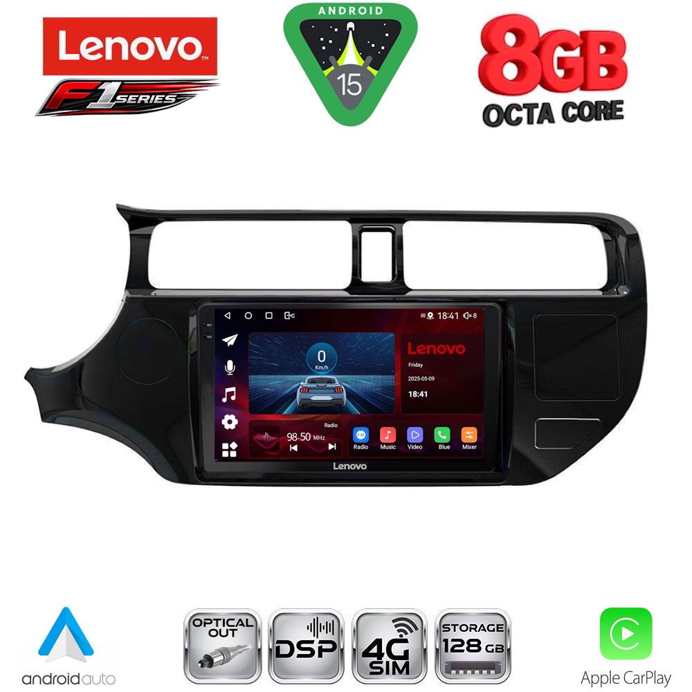 SSR10314_15 LENOVO SSR 10314_CPA (9inc) MULTIMEDIA TABLET for KIA RIO mod. 2012-2015 - Image 1