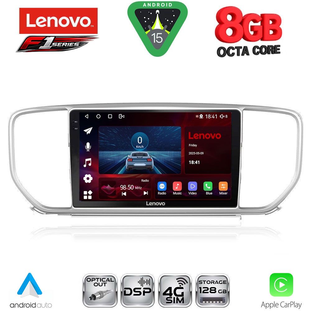SSR10327_15 LENOVO SSR 10327_CPA (9inc) MULTIMEDIA TABLET for KIA SPORTAGE mod. 2018-2021 - Image 1