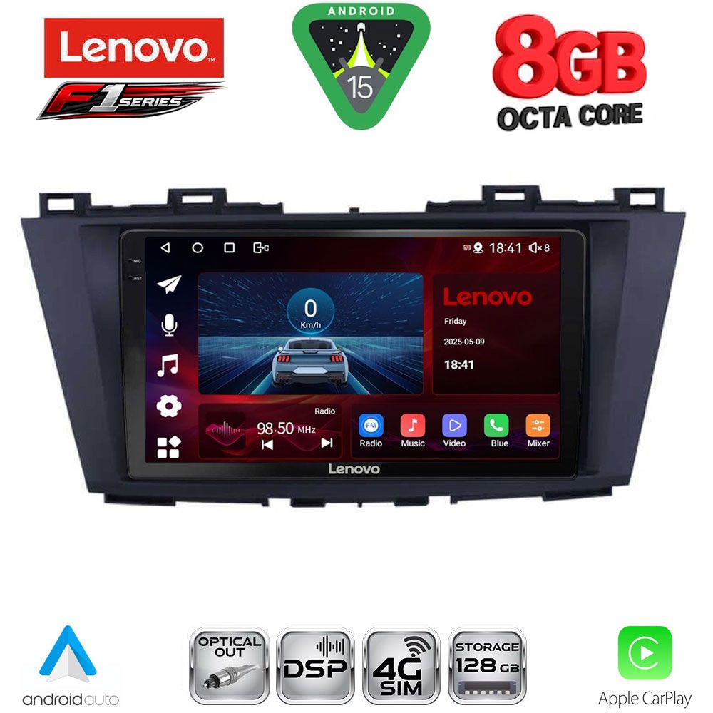SSR10371_15 LENOVO SSR 10371_CPA (9inc) MULTIMEDIA TABLET for MAZDA 5 mod. 2011-2020 - Image 1