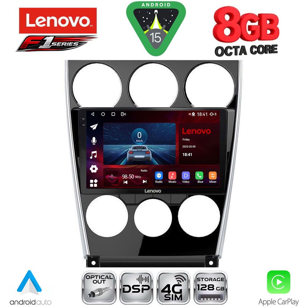 SSR10375_15 LENOVO SSR 10375_CPA (9inc) MULTIMEDIA TABLET for MAZDA 6 (FACELIFT) mod. 2005-2008 - Image 1