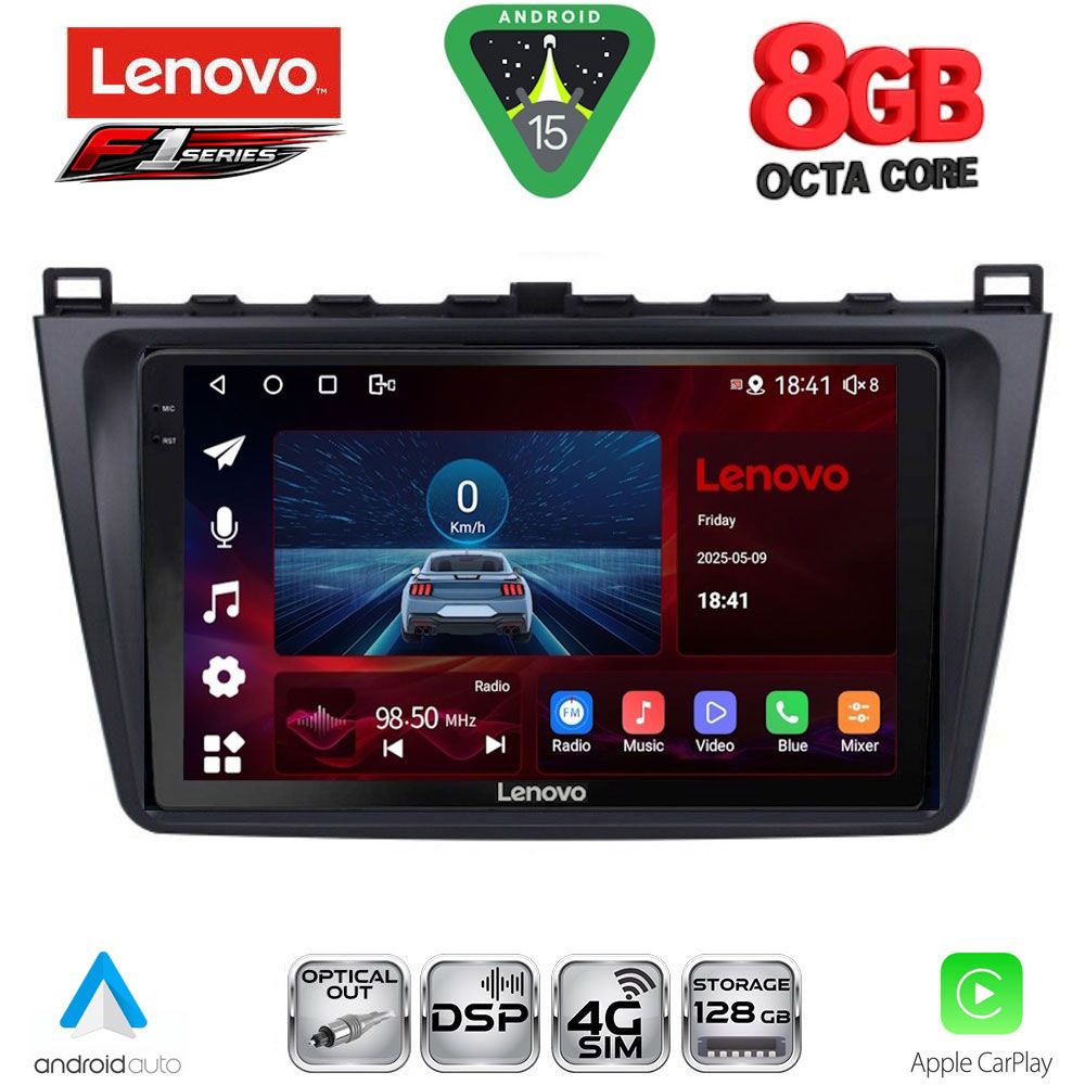 SSR10377_15 LENOVO SSR 10377_CPA (9inc) MULTIMEDIA TABLET for MAZDA 6 mod. 2008-2012 - Image 1