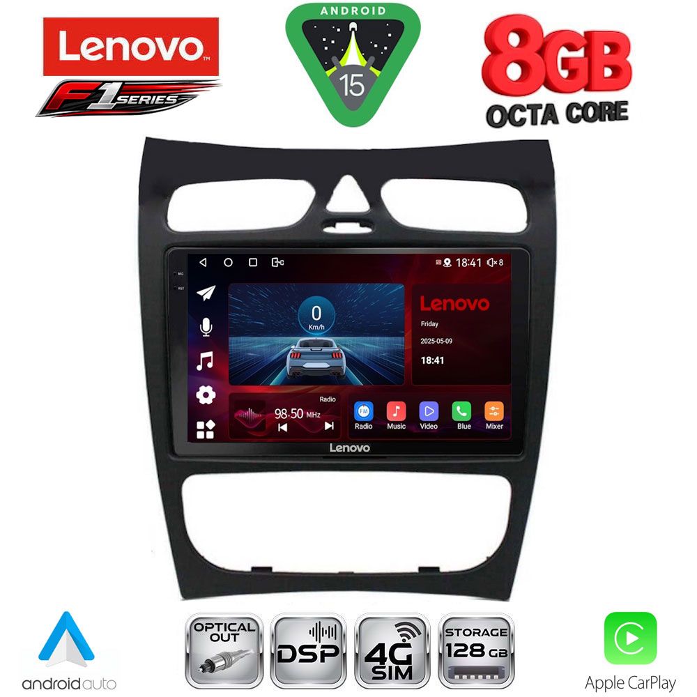 SSR10406_15 LENOVO SSR 10406_CPA (9inc) MULTIMEDIA TABLET for MERCEDES CLK (W209) mod. 2000-2004 - Image 1