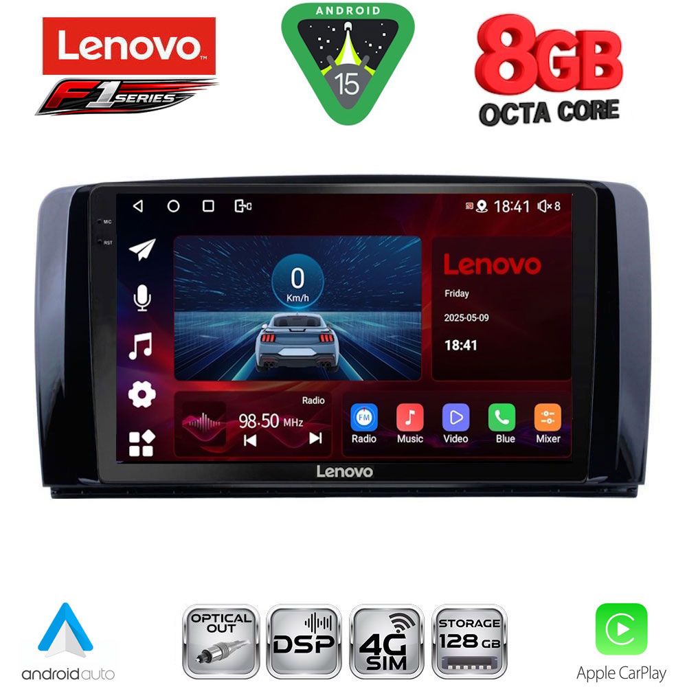 SSR10422_15 LENOVO SSR 10422_CPA (9inc) MULTIMEDIA TABLET for MERCEDES R (W251) mod. 2006-2015 - Image 1