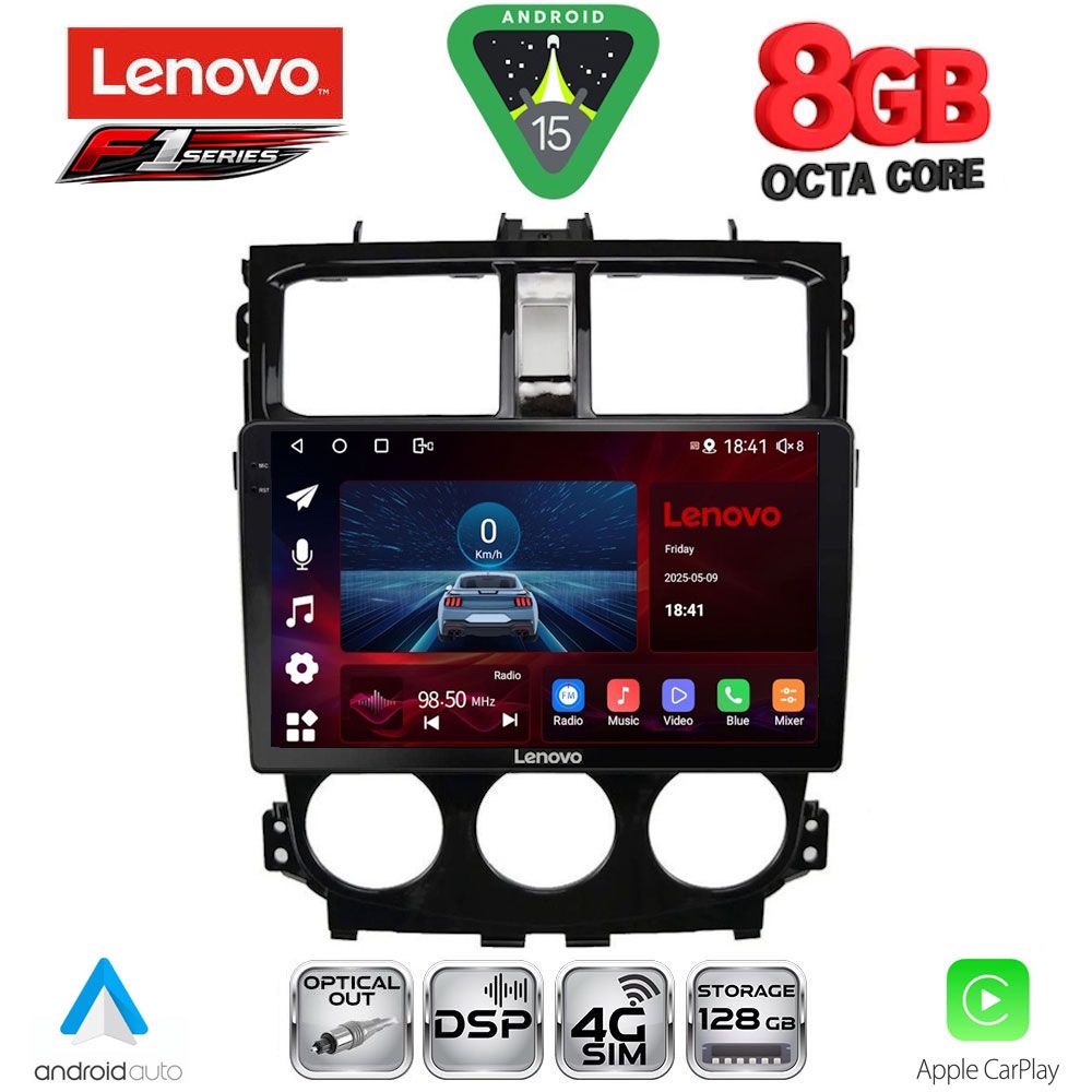 SSR10435_15 LENOVO SSR 10435_CPA (9inc) MULTIMEDIA TABLET for MITSUBISHI COLT mod. 2013-2023 - Image 1