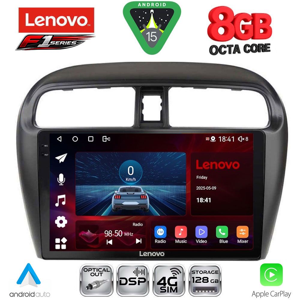 SSR10448_15 LENOVO SSR 10448_CPA (9inc) MULTIMEDIA TABLET for MITSUBISHI SPACESTAR mod. 2013-2020 - Image 1