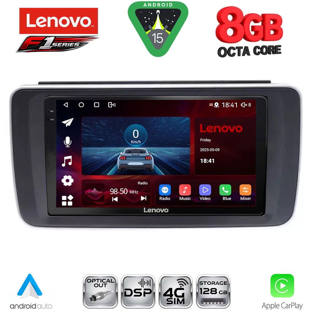 SSR10473_15 LENOVO SSR 10473_CPA (9inc) MULTIMEDIA TABLET for NISSAN LEAF mod. 2018-2026 - Image 1