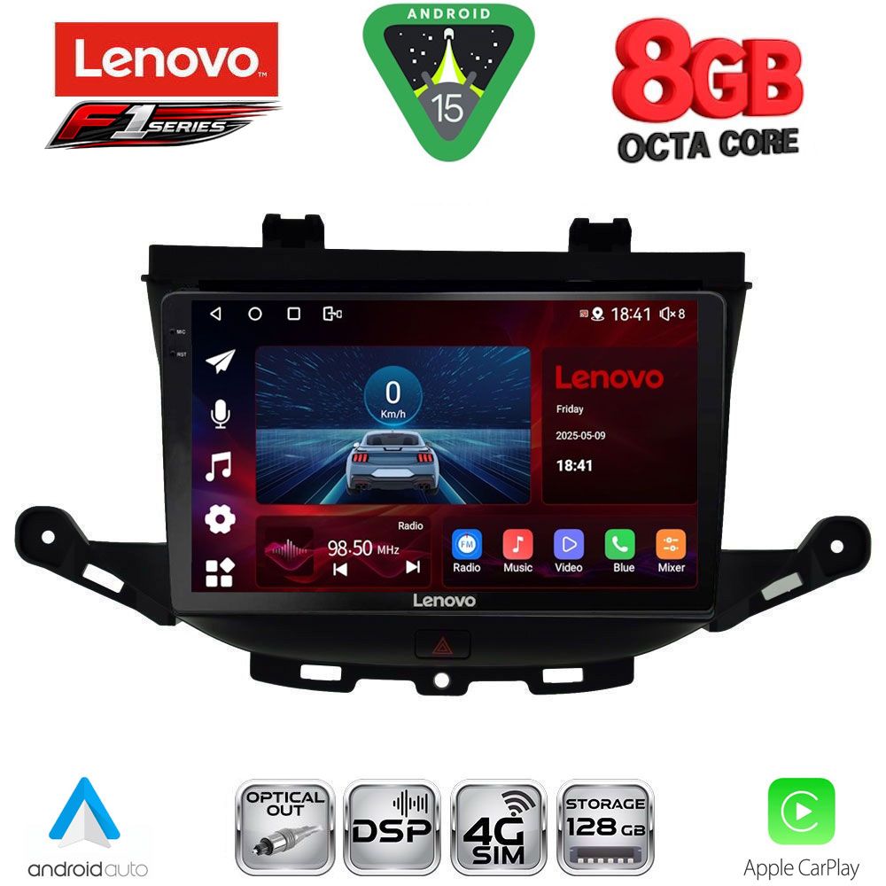 SSR10483_15 LENOVO SSR 10483_CPA (9inc) MULTIMEDIA TABLET for OPEL ASTRA K mod. 2015-2022 - Image 1
