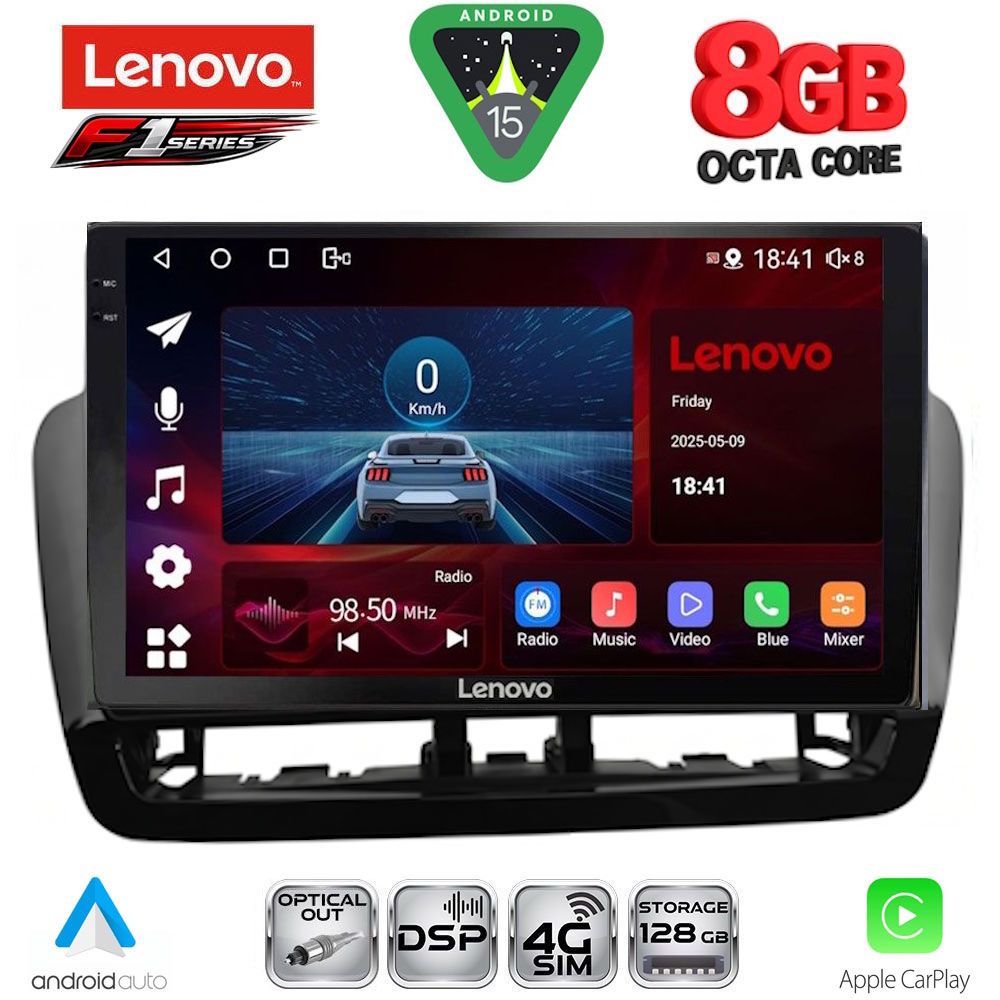 SSR10572BL_15 LENOVO SSR 10572BL_CPA (9inc) MULTIMEDIA TABLET for SEAT IBIZA mod. 2012-2015 - Image 1