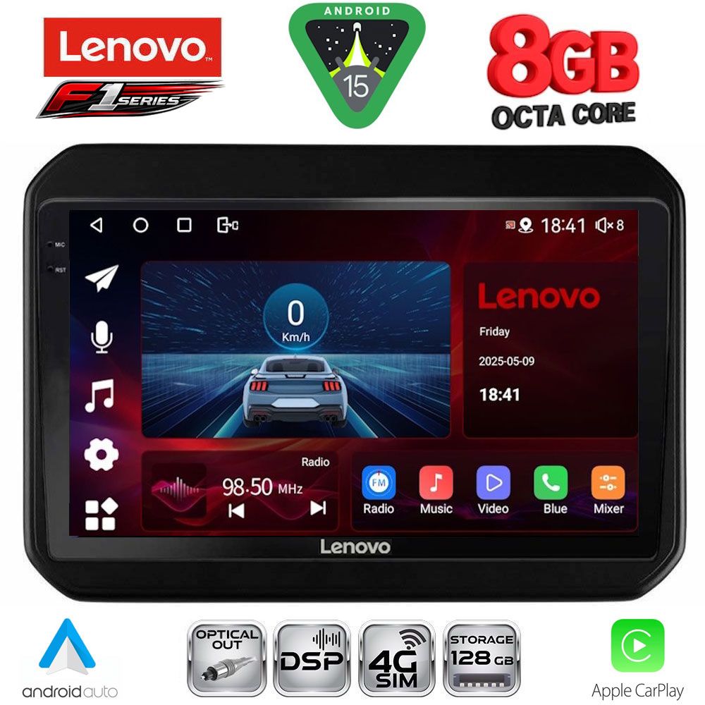 SSR10676_15 LENOVO SSR 10676_CPA (9inc) MULTIMEDIA TABLET for SUZUKI IGNIS mod. 2016-2026 - Image 1
