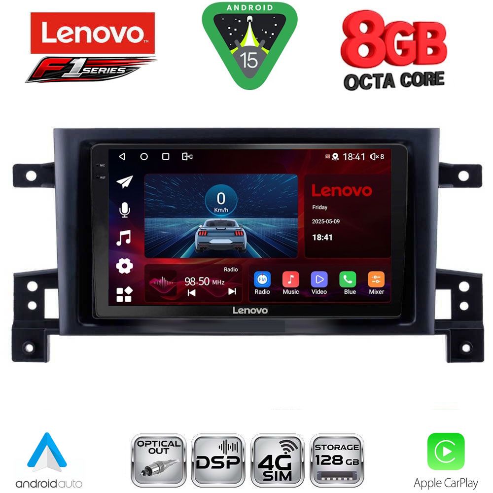 SSR10696_15 LENOVO SSR 10696_CPA (9inc) MULTIMEDIA TABLET for SUZUKI GRAND VITARA mod. 2005-2015 - Image 1