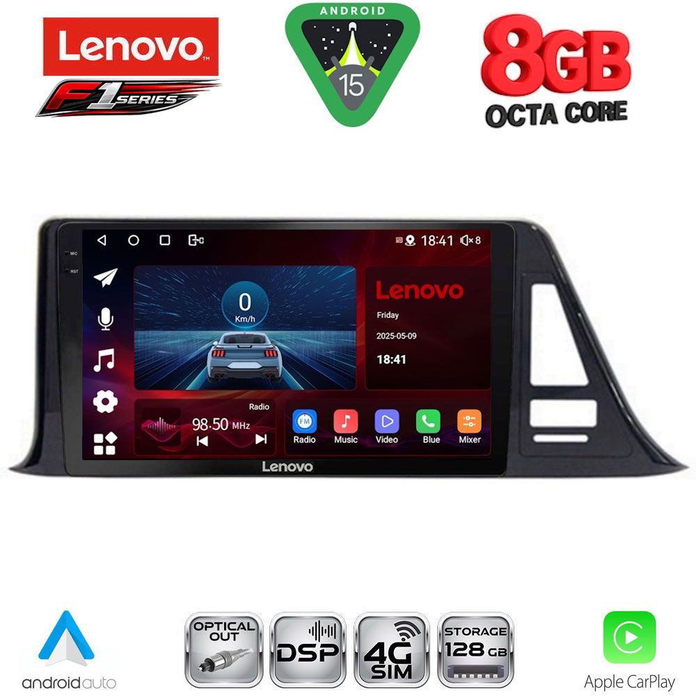 SSR10709_15 LENOVO SSR 10709_CPA (9inc) MULTIMEDIA TABLET for TOYOTA CH-R mod. 2017-2023 - Image 1