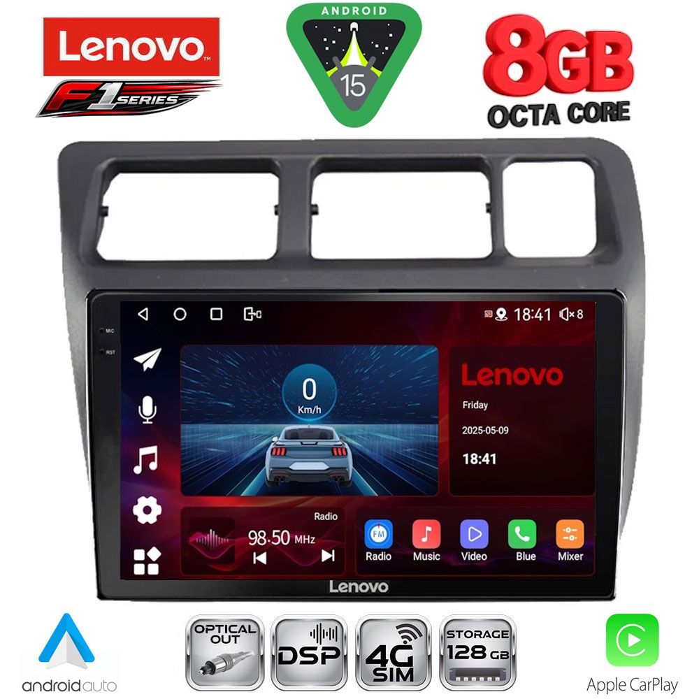 SSR10710_15 LENOVO SSR 10710_CPA (9inc) MULTIMEDIA TABLET for TOYOTA COROLLA mod. 1992-1997 - Image 1