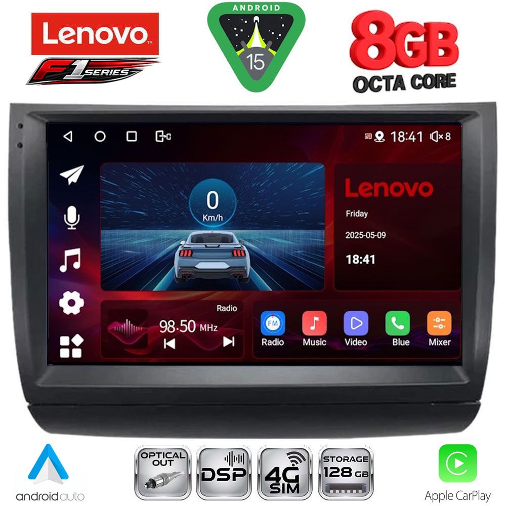 SSR10728_15 LENOVO SSR 10728_CPA (9inc) MULTIMEDIA TABLET for TOYOTA PRIUS mod. 2003-2009 - Image 1