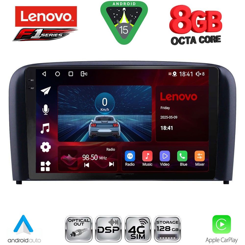 SSR10786_15 LENOVO SSR 10786_CPA (9inc) MULTIMEDIA TABLET for VOLVO S80 mod. 1998-2006 - Image 1