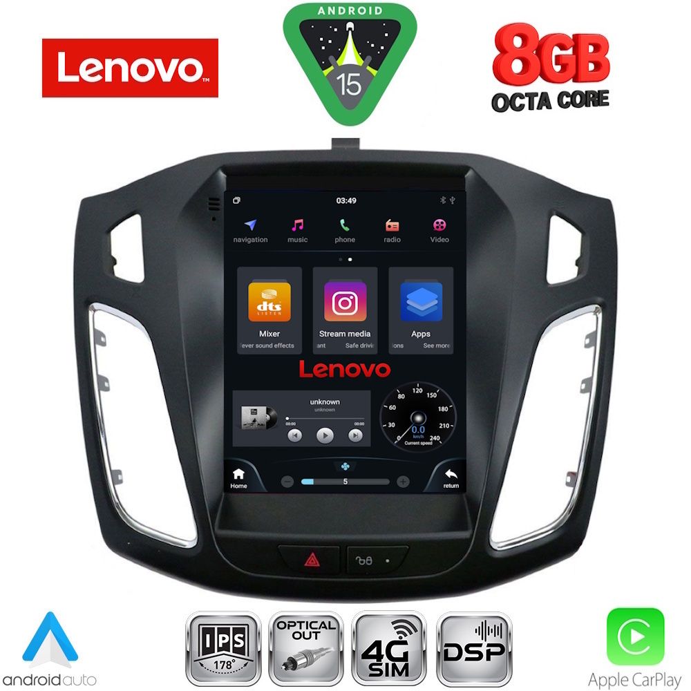 SSW10855_15 LENOVO SSW 10855_CPA TESLA STYLE for FORD FOCUS mod. 2011-2017 - Image 1