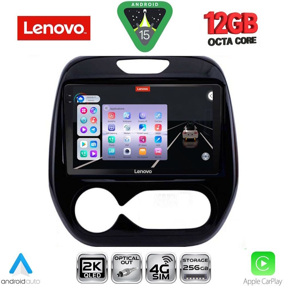 SSZ12542CL_15 LENOVO SSZ 12542_CPA (9inc) MULTIMEDIA TABLET for RENAULT CAPTUR mod. 2013-2019 - Image 1